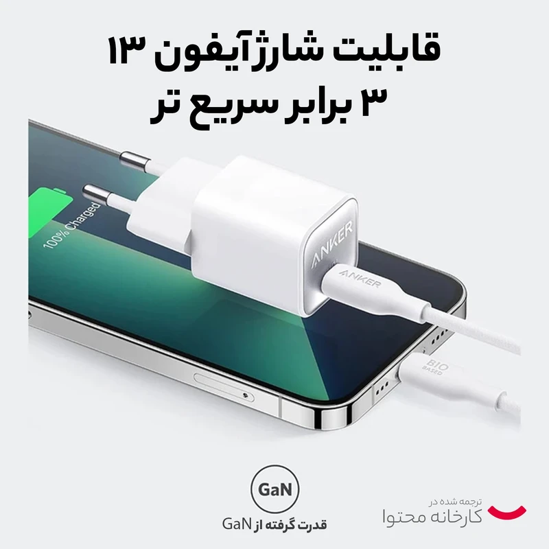 شارژر دیواری 30 وات انکر مدل A2147 511 Nano 3